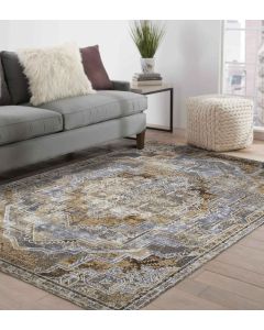 Castle Medallion Neo Classical Carpet Golden