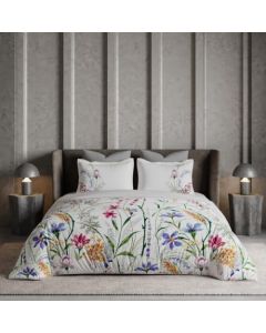 D'Decor Double Bedsheet with 2 Pillow Covers - NIRVANA SACHET PINK- RA09 (Pack of 1)